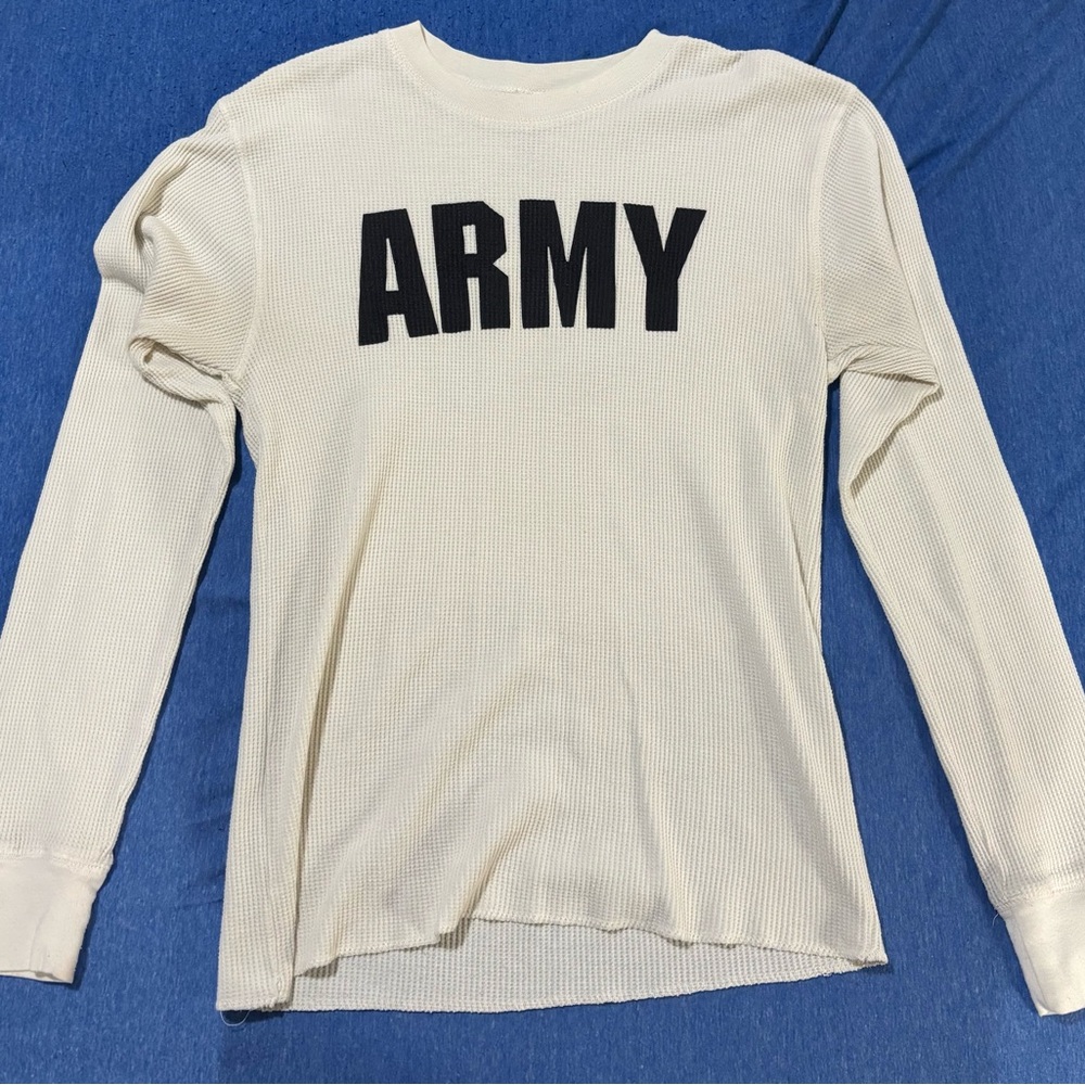 U.S. Army Cream Long Sleeve Shirt